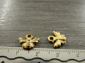 Ampiainenriipus, 10x11mm, kulta, 1kpl