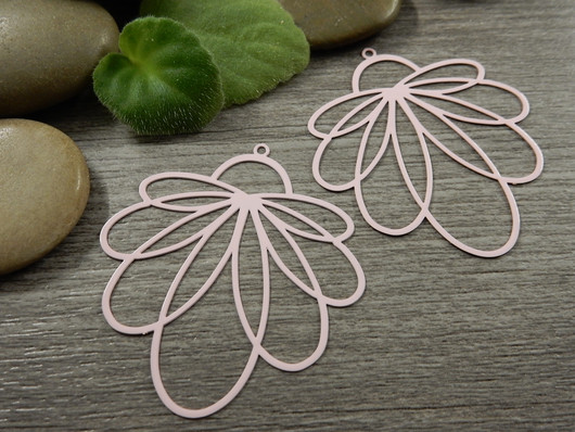 Kukkariipus, 45x41mm, vaaleanpunainen, 1kpl