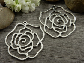 Kukkariipus, 42x41mm, kromi, 1kpl