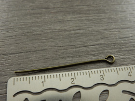 Korupiikki silmukka, 35x0.7mm, pronssi, 100kpl