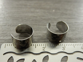 Rustokorvakoru/ ear cuff tähti, 10x7mm, rst, 1pari