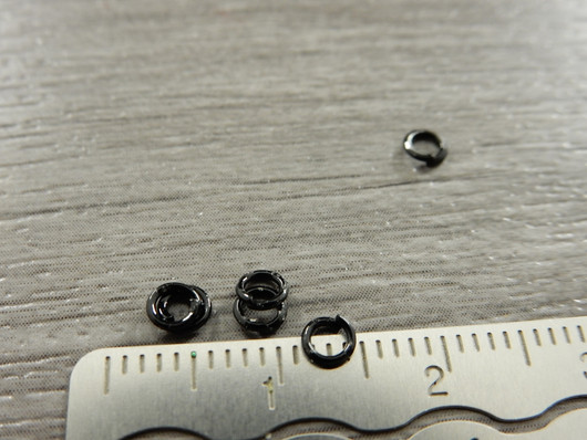 Välirengas, 3x0.5mm, avattava, musta, 100kpl
