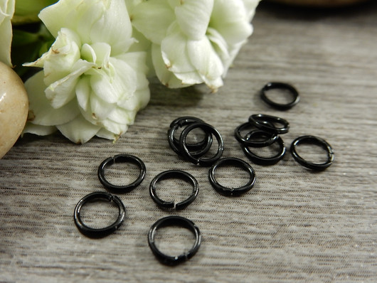 Välirengas, 5x0.7mm, avattava, musta, 100kpl