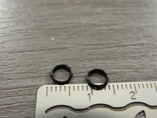 Välirengas, 5x0.7mm, avattava, musta, 100kpl