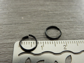 Välirengas, 7x0.7mm, avattava, musta, 50kpl