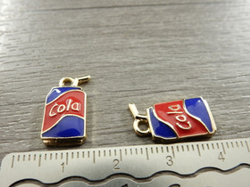 Colatölkkiriipus, 16x9mm, moniväri, 1kpl