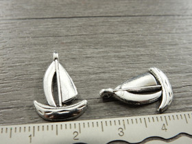 Veneriipus, 19x12mm, kromi, 1kpl