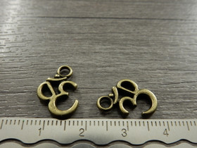 Om riipus, 16x11mm, pronssi, 1kpl