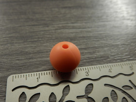 Silikonihelmi, 12mm, oranssi, 1kpl