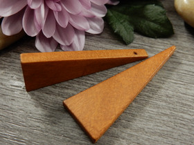 Puuriipus kartio, 40x14mm, ruskea, 1kpl