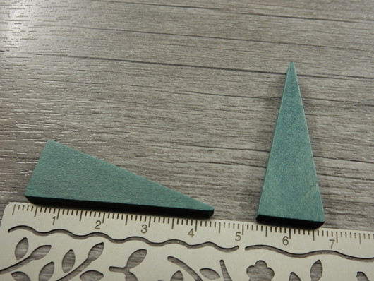 Puuriipus kartio, 40x14mm, petrooli, 1kpl