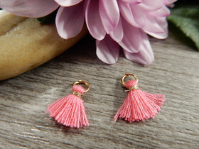 Tasseliriipus, 10mm, pinkki, 1kpl