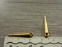 Piikkiriipus, 21x3mm, kulta, 1kpl