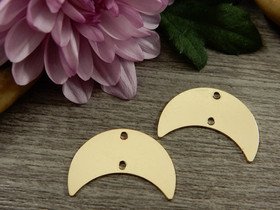 Kuuriipus/ linkki, 22x15mm, vaaleakulta, 1kpl