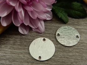 Ympyräriipus/ linkki, 15mm, kromi, 1kpl