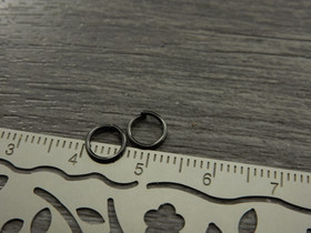 Välirengas, 6x0.7mm, avattava, gunmetal, 100kpl