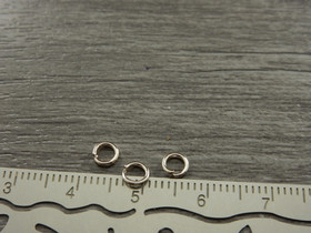 Välirengas, 4x0.7mm, avattava, vaalearuusukulta, 100kpl