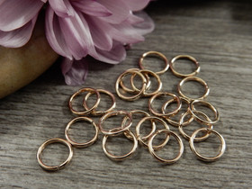 Välirengas, 6x0.7mm, avattava, ruusukulta, 100kpl