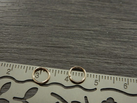 Välirengas, 6x0.7mm, avattava, ruusukulta, 100kpl