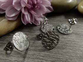 Korvakorutappi+lukko aalto, 12x10mm, rst, 1pari