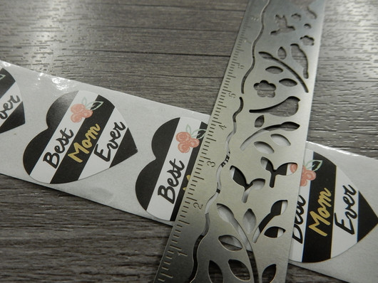 Best mom ever tarra, 25mm, moniväri, 10kpl
