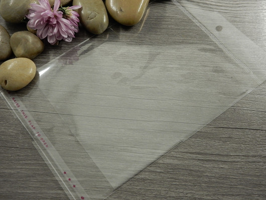 Sellofaanipussi reiällä, 12x19.5cm, kirkas, 1kpl