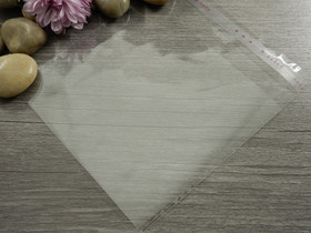 Sellofaanipussi, 12x14cm, kirkas, 1kpl