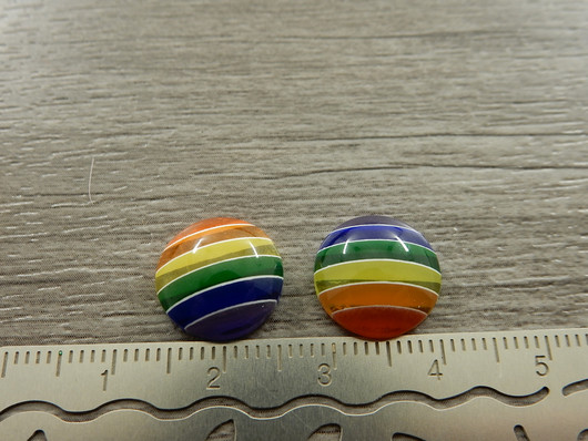 Kapussi raita, 12mm, moniväri, 1kpl