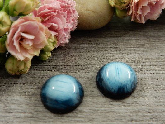 Kapussi hohde, 12mm, turkoosi, 1kpl