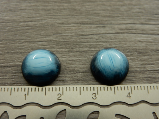 Kapussi hohde, 12mm, turkoosi, 1kpl