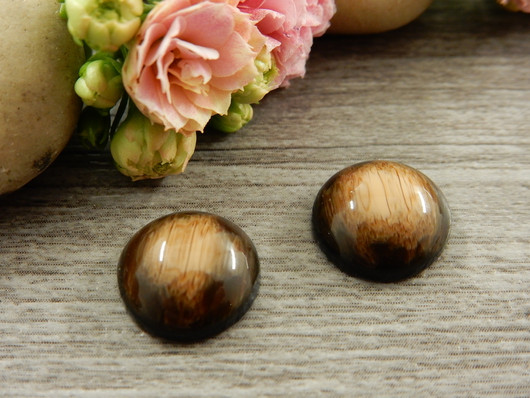 Kapussi hohde, 12mm, ruskea, 1kpl