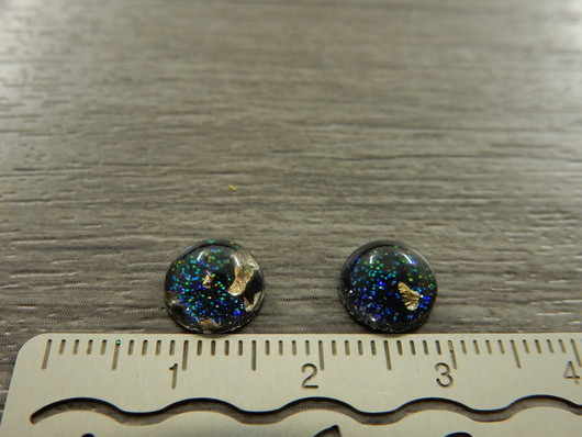 Kapussi kultahippu, 8mm, moniväri, 1kpl