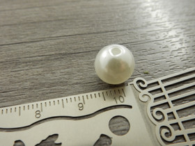 Akryylihelmi, 10mm, kerma, 20kpl