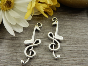 Nuottiriipus, 32x11mm, kromi, 1kpl