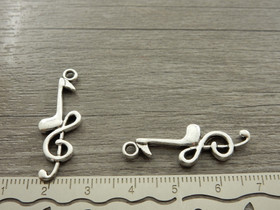 Nuottiriipus, 32x11mm, kromi, 1kpl