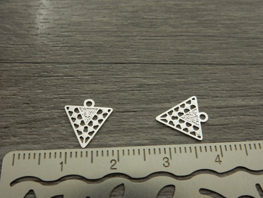 Kolmioriipus, 12x10mm, kirkashopea, 1kpl