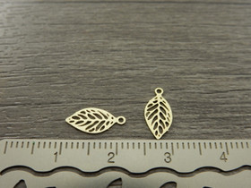 Lehtiriipus, 11x5mm, vaaleakulta, 1kpl