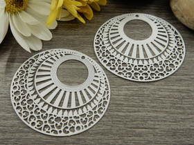 Ympyräriipus/ linkki, 38x35mm, valkoinen, 1kpl