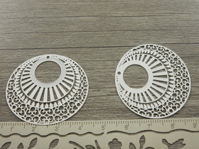 Ympyräriipus/ linkki, 38x35mm, valkoinen, 1kpl