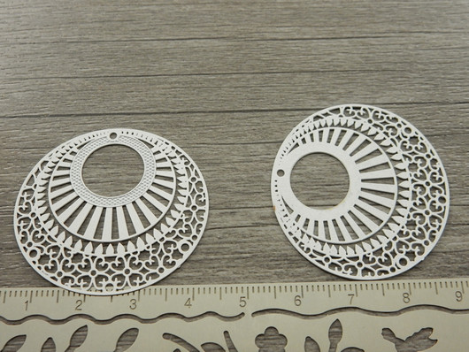 Ympyräriipus/ linkki, 38x35mm, valkoinen, 1kpl