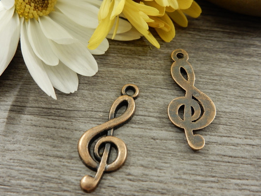 Nuottiriipus, 26x10mm, kupari, 1kpl