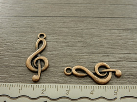 Nuottiriipus, 26x10mm, kupari, 1kpl