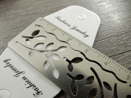 Käsikorukortti, 7x3cm, valkoinen, 1kpl