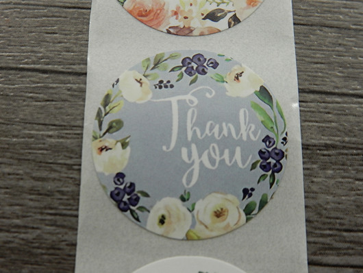 Thank you tarra kukat, 25mm, moniväri, 10kpl