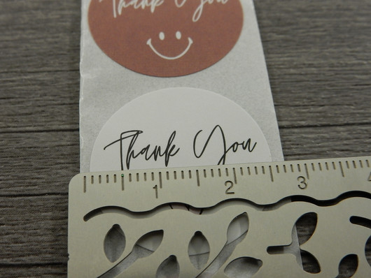 Thank you tarra, 25mm, moniväri, 10kpl