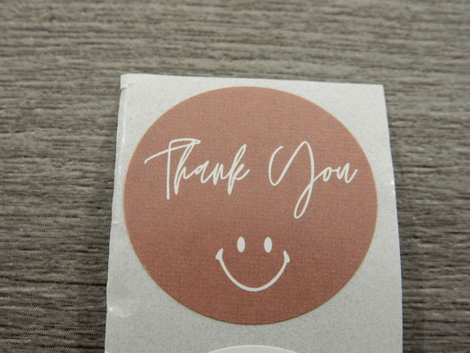 Thank you tarra, 25mm, moniväri, 10kpl