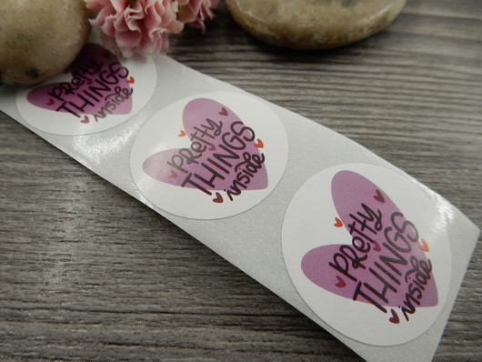 Pretty things inside tarra, 25mm, pinkki, 10kpl