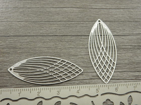 Pisarariipus, 40x16mm, kromi, 1kpl