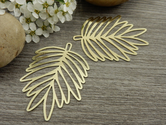 Lehtiriipus, 38x28mm, vaaleakulta, 1kpl