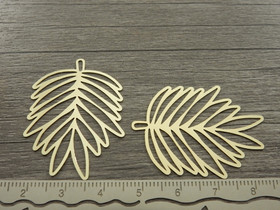 Lehtiriipus, 38x28mm, vaaleakulta, 1kpl